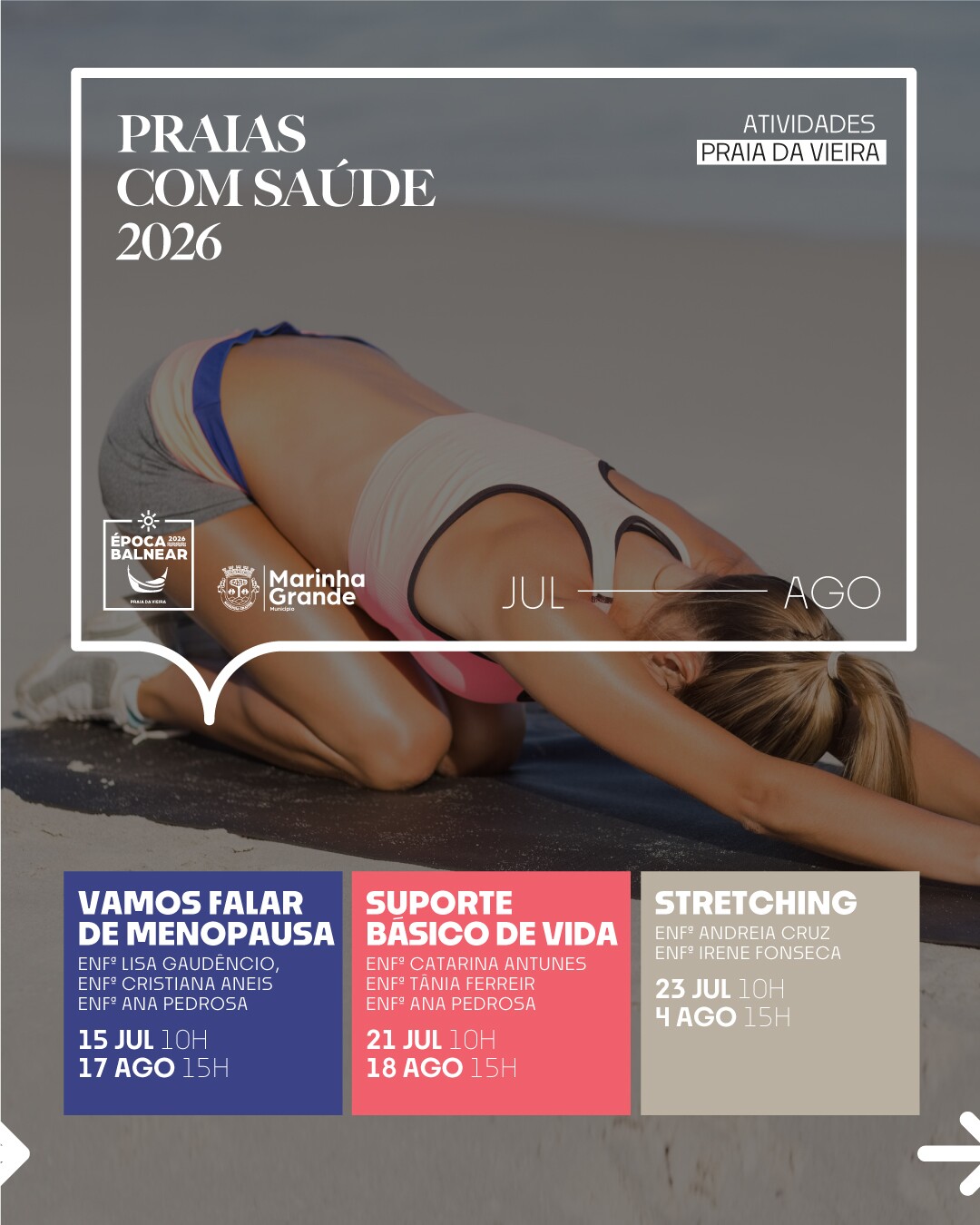 Praias com Saúde 2026: Suporte Básico de Vida