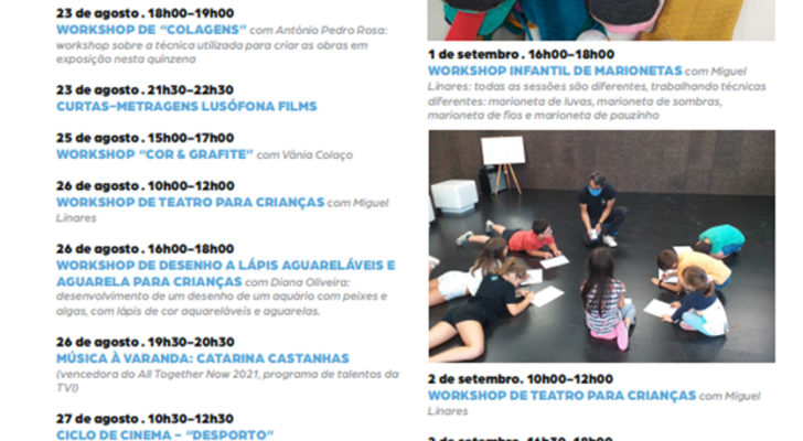 Cosmos Azul e Mar - Programação Agosto/Setembro